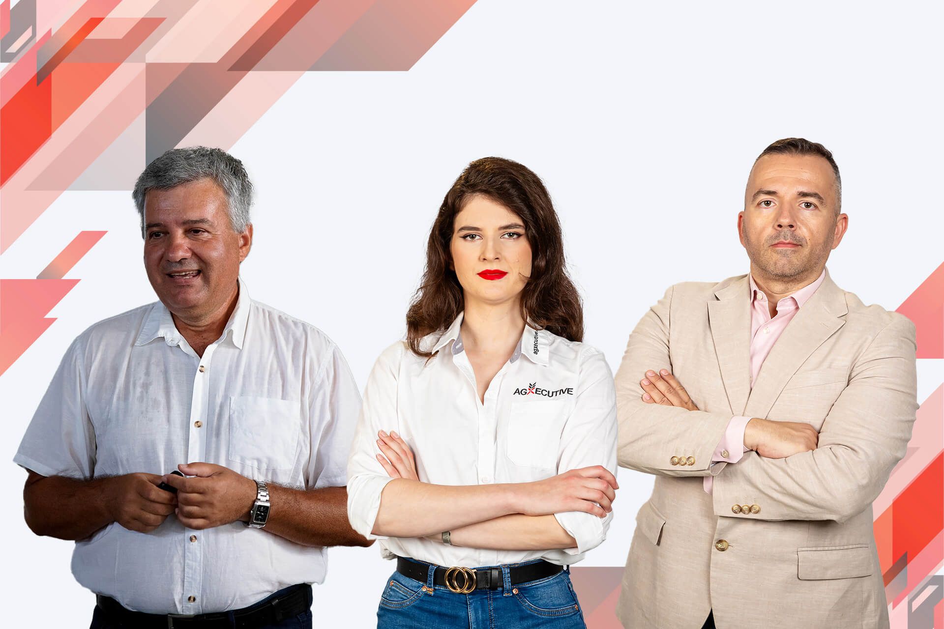 Membrii fondatori ai Asociației UnivAgx: Viorel Ion, Camelia-Georgiana Lebădă și Florin Constantin.